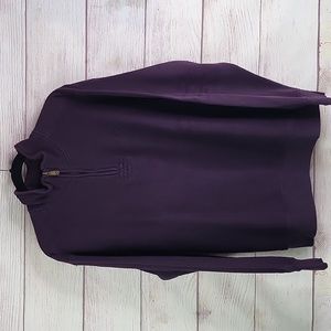 IZOD purple men's pull over sweater sz Large